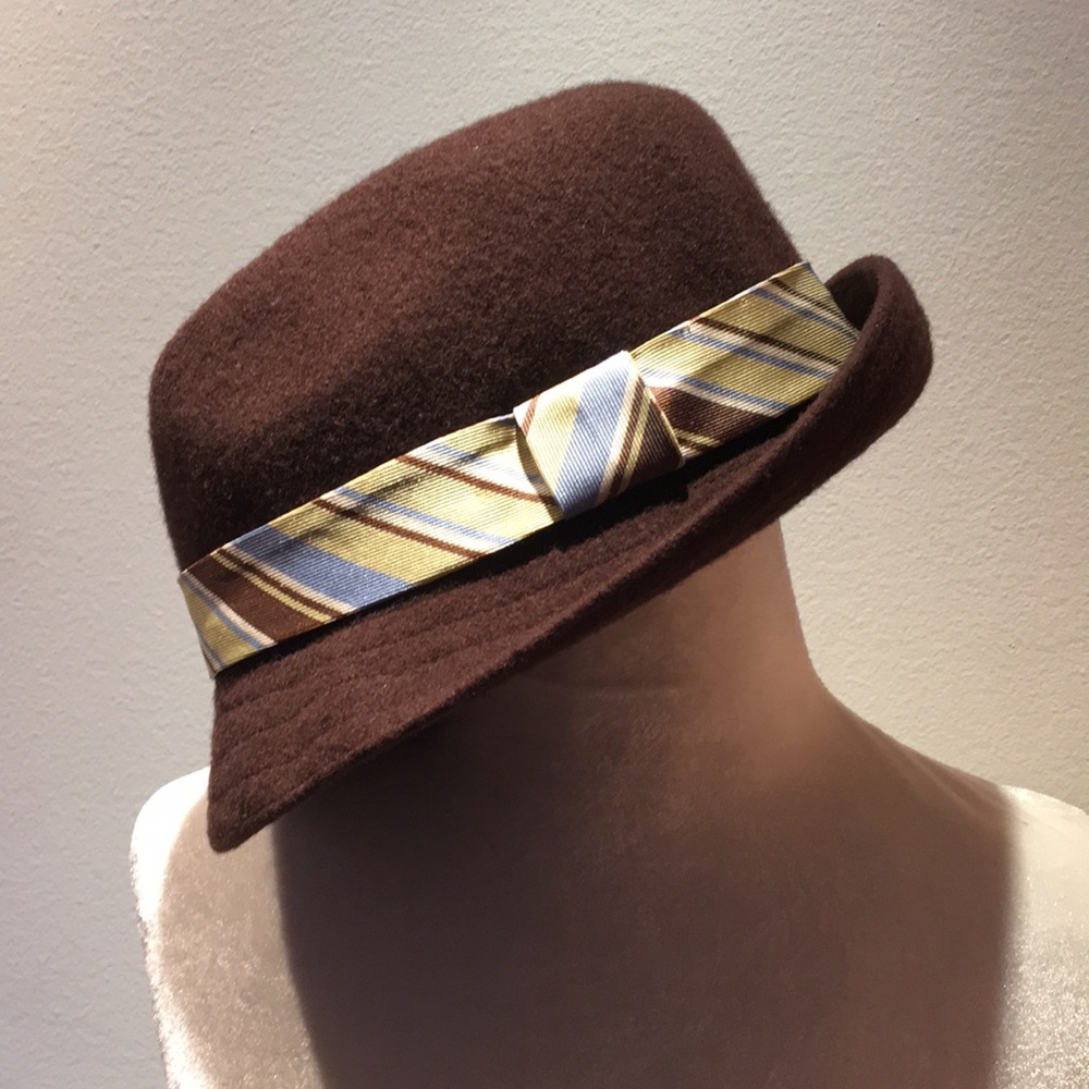 Kangol Hat with Hermès Tie
